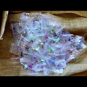 Nose, eyebrow and belly button jewelry